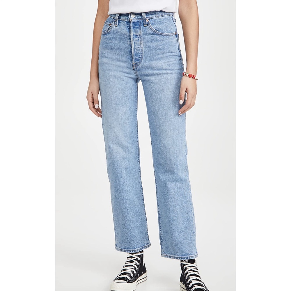 Levi's Light Blue Straight Leg Jeans